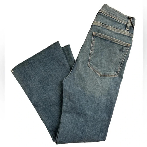 DL1961 NWT Rachel Flare ultra high rise frayed hem - Picture 1 of 4